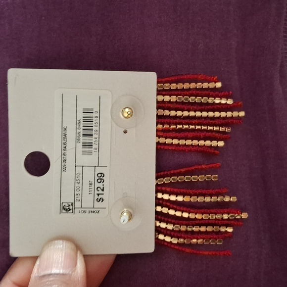 Sugarfix by BaubleBar Red Beaded Earrings - Picture 4 of 4